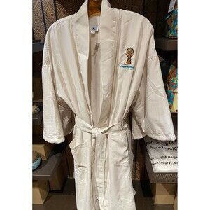 Disney‎ Parks Polynesian Resort Robe Cotton Fleece Lined Adult S/M